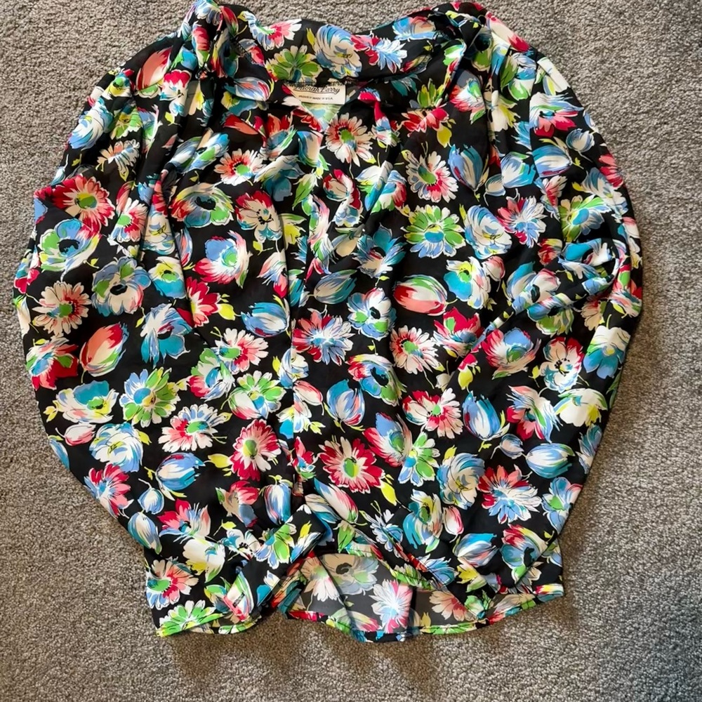 Vintage floral blouse